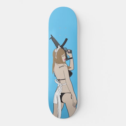 She's got a gun persoonlijk skateboard (Voorkant)