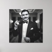 She's Late Again, Take One (1920) beroemd gemaakt  Canvas Afdruk (Voorkant)