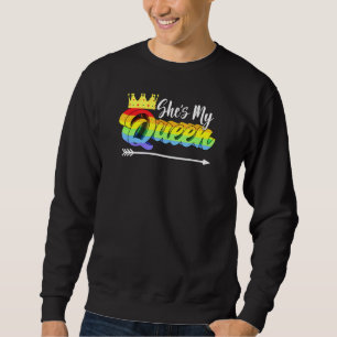 Shes Mijn Koningin Pride LGBT Gay Lesbisch Paar Ma Trui
