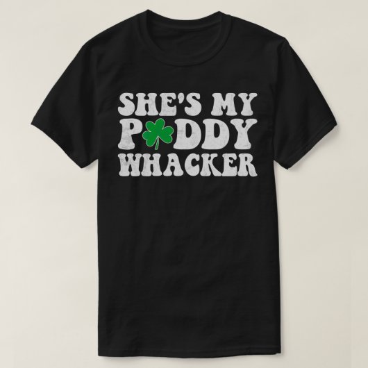 Shes Mijn Paddy Whacker Koppels Daisy St Patricks T-shirt (Design voorkant)