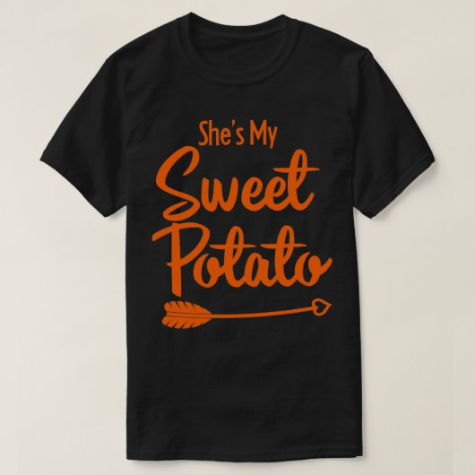 Shes Mijn Zoete Aardappel Ja Ik Yam 1 T-shirt (Design voorkant)