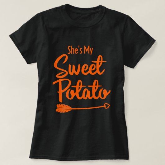 Shes Mijn Zoete Aardappel Ja Ik Yam 2 T-shirt (Design voorkant)