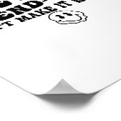 She's My Friend-wife Don't Make It Weird Funny Say Poster (Hoek)