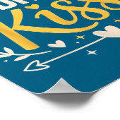 She's My Midnight Kiss Happy New Year Matching Cou Poster (Hoek)