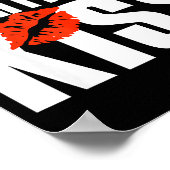 She's My Midnight Kiss Happy New Year Matching Fun Poster (Hoek)