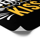 She's My Midnight Kiss Happy New Year Nye Matching Poster (Hoek)