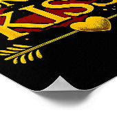 She's My Midnight Kiss Matching Couples Valentine’ Poster (Hoek)