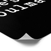 She's My Soulmate I Don't Know Him Funny Matching  Poster (Hoek)