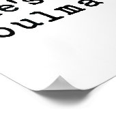 She's My Soulmate I Don't Know Him Funny Matching  Poster (Hoek)