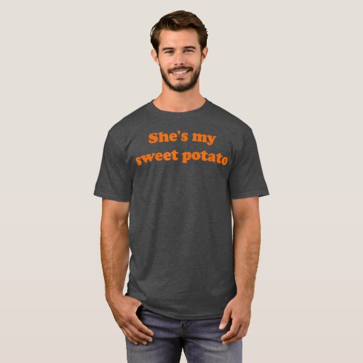 Shes my sweet potato I yam (2) T-shirt (Voorkant volledig)
