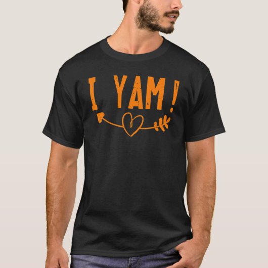 She's My Sweet Potato I Yam Couples  Thanksgiving T-shirt (Voorkant)