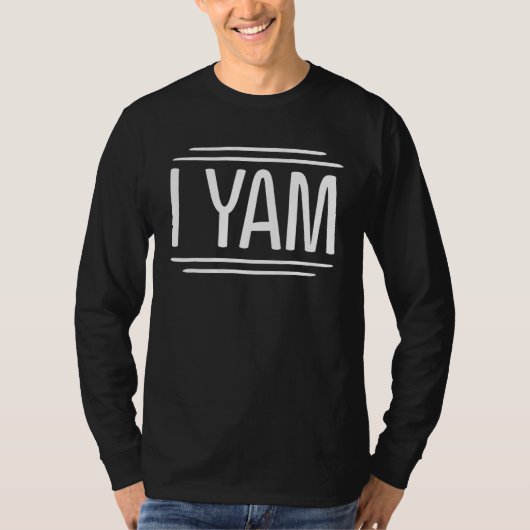 She's My Sweet Potato I Yam T-shirt (Voorkant)