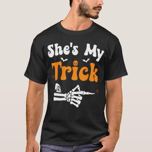Shes Myrick Skeleton Couples Matching Halloween Co T-shirt (Voorkant)