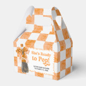 She's Ready to Pop Baby Shower Bedankdoosjes (Voorkant Zijde)
