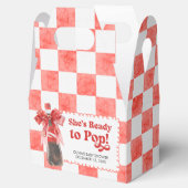 She's Ready to Pop Baby Shower Bedankdoosjes (Geopend)