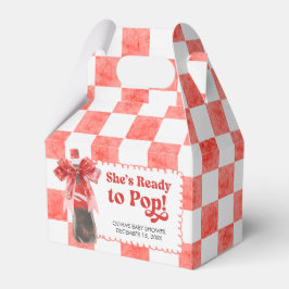 She's Ready to Pop Baby Shower Bedankdoosjes