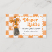 She's Ready to Pop Baby Shower Diaper Raffle Informatiekaartje (Voorkant)