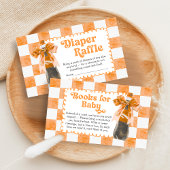 She's Ready to Pop Baby Shower Diaper Raffle Informatiekaartje
