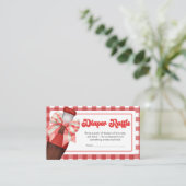 She's Ready to Pop Baby Shower Diaper Raffle Informatiekaartje (Staand voorkant)