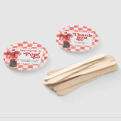 She's Ready to Pop Baby Shower Handwaaier (Niet-gemonteerd)