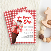 She's Ready to Pop Baby Shower Kaart