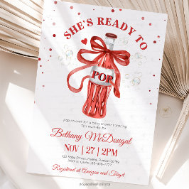 She's Ready To Pop Baby shower Kaart