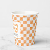 She's Ready to Pop Baby Shower Papieren Bekers (Links)