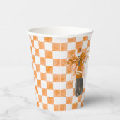 She's Ready to Pop Baby Shower Papieren Bekers (Rechts)