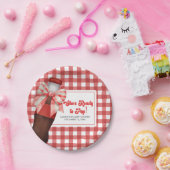 She's Ready to Pop Baby Shower  Papieren Bordje (Feest)