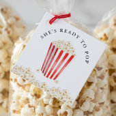 She's Ready To Pop Baby Shower Popcorn Bedankjes Labels