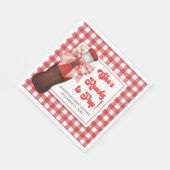 She's Ready to Pop Baby Shower Servet (Hoek)