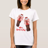 She's Ready to Pop Baby Shower T-shirt (Voorkant)