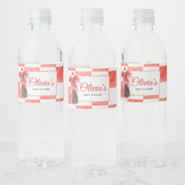 She's Ready to Pop Baby Shower Waterfles Etiket