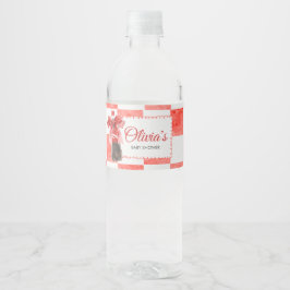 She's Ready to Pop Baby Shower Waterfles Etiket