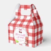 She's Ready To Pop! Cherry Soda Pop Baby Shower Bedankdoosjes (Achterkant)