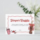 She's Ready to Pop Diaper Raffle  Informatiekaartje (Staand voorkant)