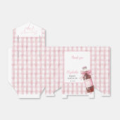 She's Ready To Pop Pink Bow Baby Shower Bedankdoosjes (Uitgevouwen)