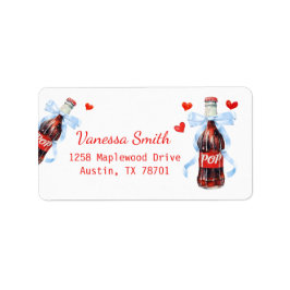 She's Ready to Pop Return Address Etiket