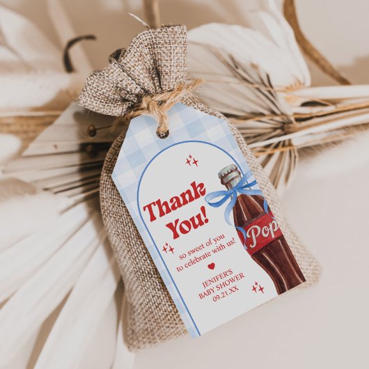 She's Ready to Pop Soda Baby Shower Cadeaulabel