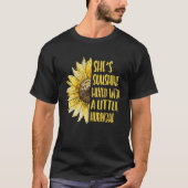 She's Sunshine Mixed With A Little Hurricane Sunfl T-shirt (Voorkant)