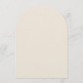 She's Tying The Knot Black Bow Bridal Shower  Kaart (Achterkant)