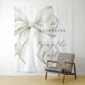 She's tying the Knot Bridal Shower Backdrop Wandkleed (In situ)