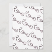 She's Tying the Knot Bridal Shower Grey Pink Kaart (Achterkant)