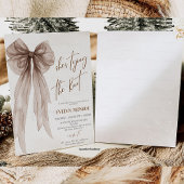 She's tying the knot Bridal shower  Kaart