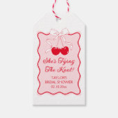 Shes Tying the Knot Vrijgezellenfeest Cadeaulabel (Voorkant)