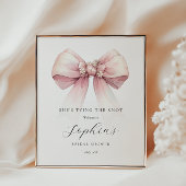 Shes Tying The Knot Vrijgezellenfeest Welkom Poster