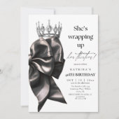 She's Wrapping Up Her thirties Bow 40th Birthday Kaart (Voorkant)