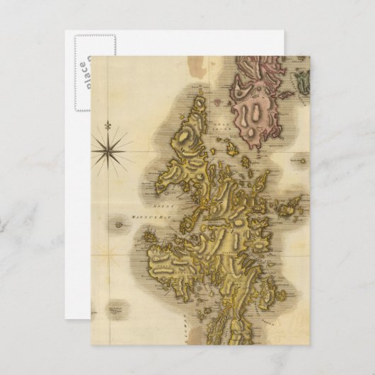 Shetland Briefkaart (Voorkant / Achterkant)