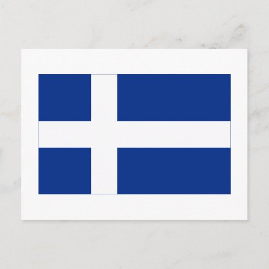 Shetland Flag Briefkaart (Voorkant)