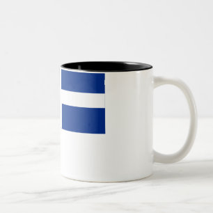 Shetland Flag Tweekleurige Koffiemok